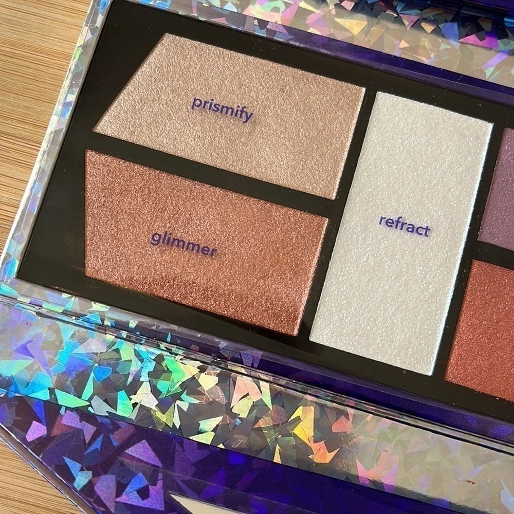 Brand New BECCA X Barbie Ferreira Prismatica Face & Eye Palette Highlight Blush